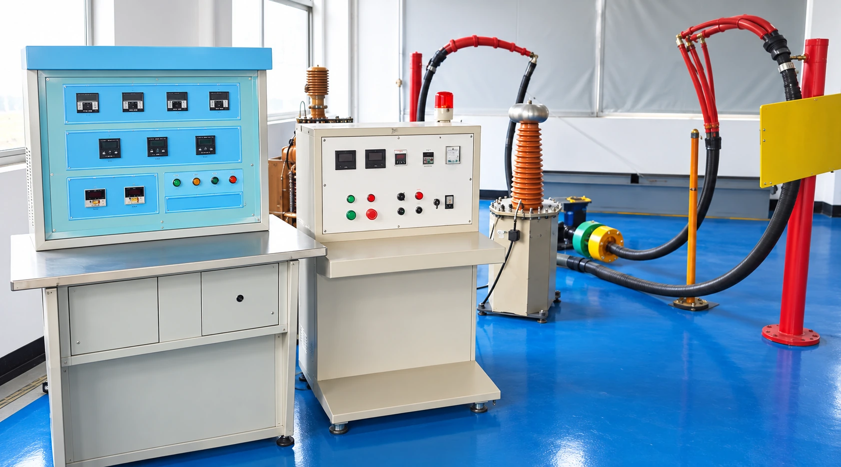 Test equipment from the supplied presentation, enhanced